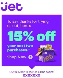 Email Discount Coupon
