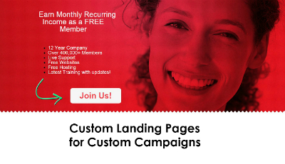 Custom Landing Pages
