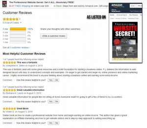 Listed on Amazon