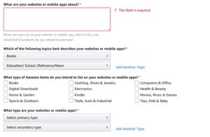Amazon Affiliate Mobile apps
