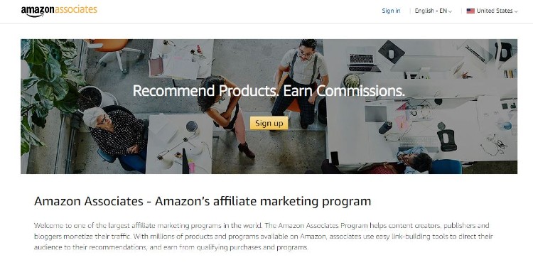 Amazona Associates Affiliate Program