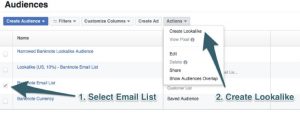Facebook and Email Marketing
