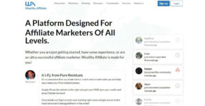Best Affiliate Program - Wealthy Affiliate