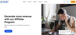 Constant Contact Affiliate program