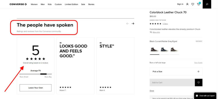 Converse Product Reviews