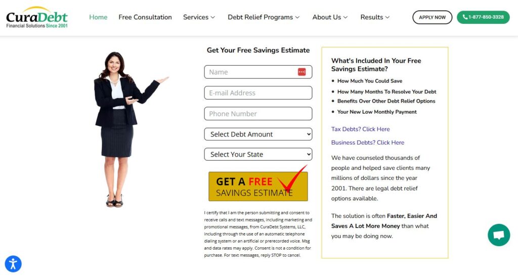 Curadebt Affiliate Program Review