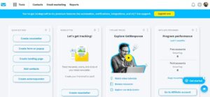 GetResponse Affiliate Dashboard