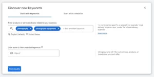 Brainstorming keyword research