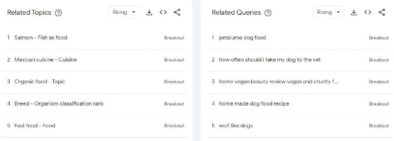 Google Trends - Related Topics and Queries