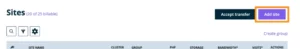 How to start Affiliate Marketing - Add a Site