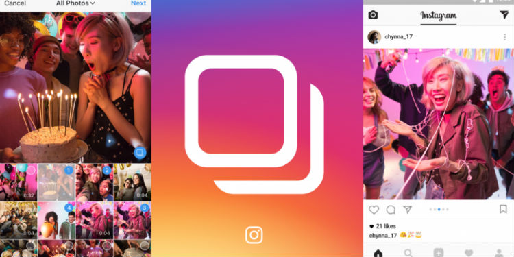 Instagram share photo albums