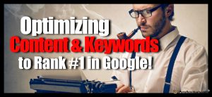 Optimizing Content Keywords Rank Google - Featured