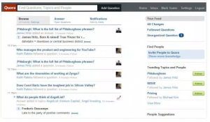 Quora Blogging Platform