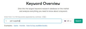 SEMRush Seed Keyword