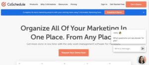 Social Media Marketing Affiliate Program - CoSchedule