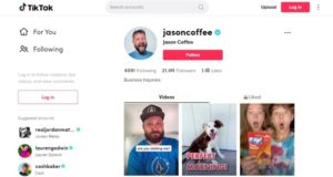TikTok Influencer - Jason Coffee