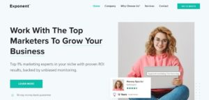 Top 10 Best WordPress Themes for Business - Exponent