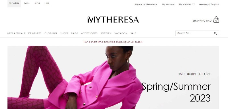 Top 25 Fashion Affiliate Programs - MyTheresa