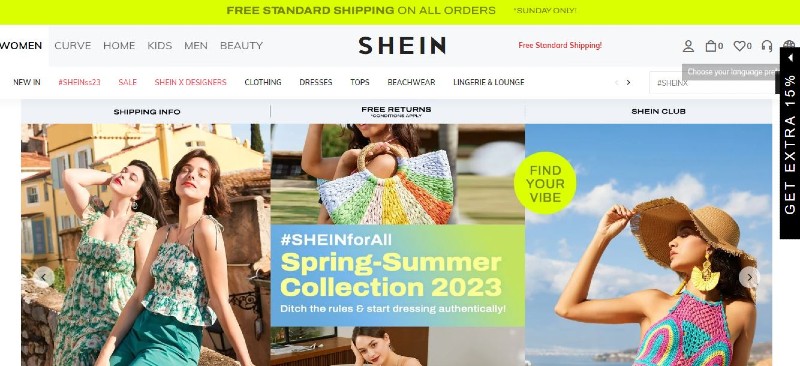 Top 25 Fashion Affiliate Programs - Shein