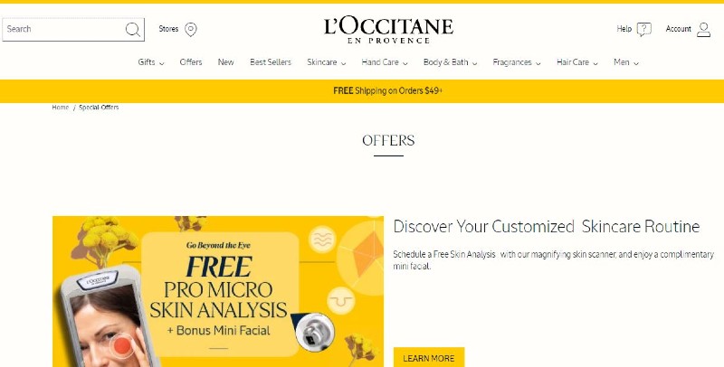 Top Beauty Affiliate Programs - L'Occitane
