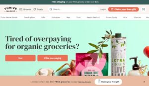 Top Health Affiliate Programs - Thrive Market