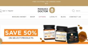 Top Skincare Affiliate Programs - Manuka Doctor