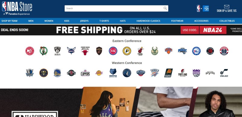 Top Sports Affiliate Programs - NBA Store