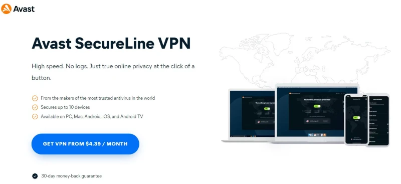 Top VPN Affiliate Programs - Avast VPN