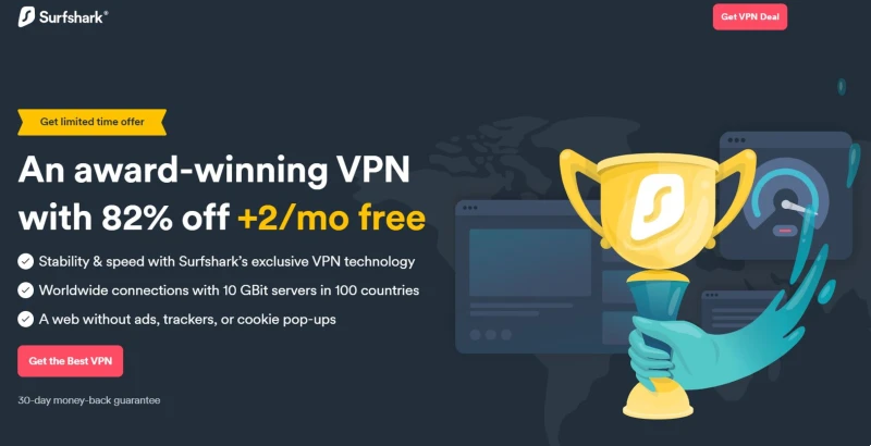 Top VPN Affiliate Programs - Surfshark