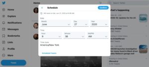 Twitter Tweet Scheduling