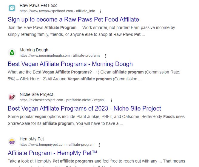 Vegan Dog Food Affiliate Programs