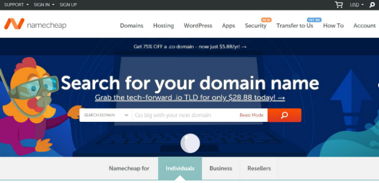 Best Affiliate Marketing Tools - NameCheap Domain Names