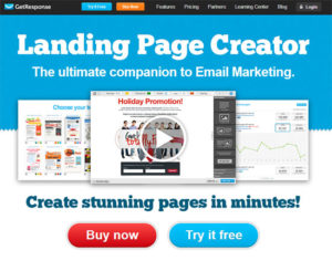 getresponse-landing page creator