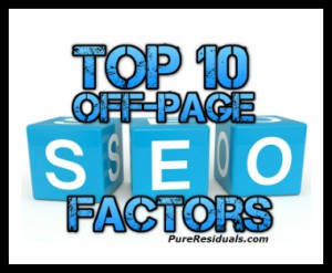 SEO Off Page Factors